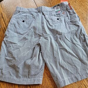 Dockers Men’s Navy White Striped Shorts 34 | NWT Smartphone Pocket